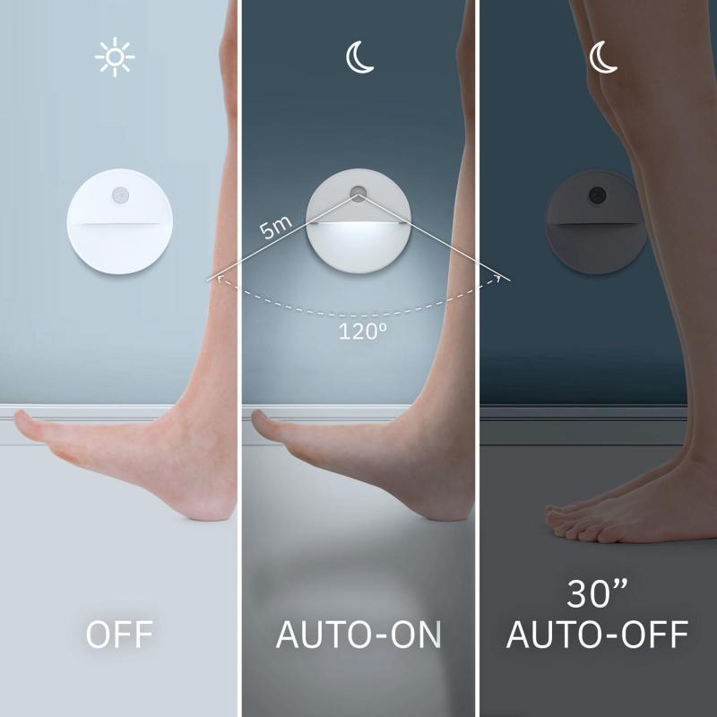 Luz Nocturna LED con Detector de Movimiento PIR 120º