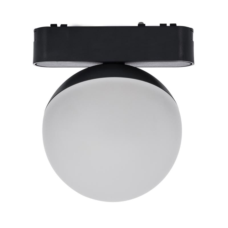 Foco Carril LED Magnético 25mm SuperSlim 10W 48V Negro Ø100 mm