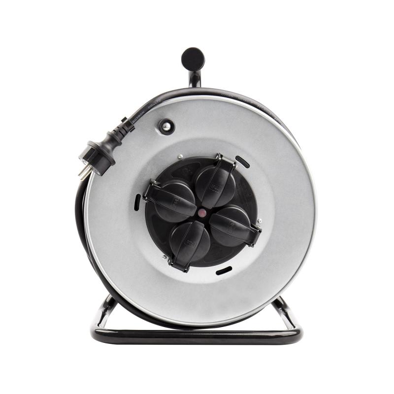 Carrete Alargador de Cable 50m 3x1.5mm IP44