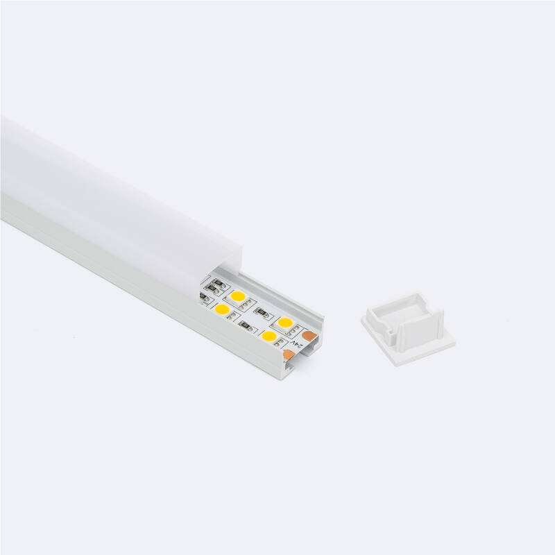 Perfil Aluminio Colgante 2m para Tira LED hasta 17 mm