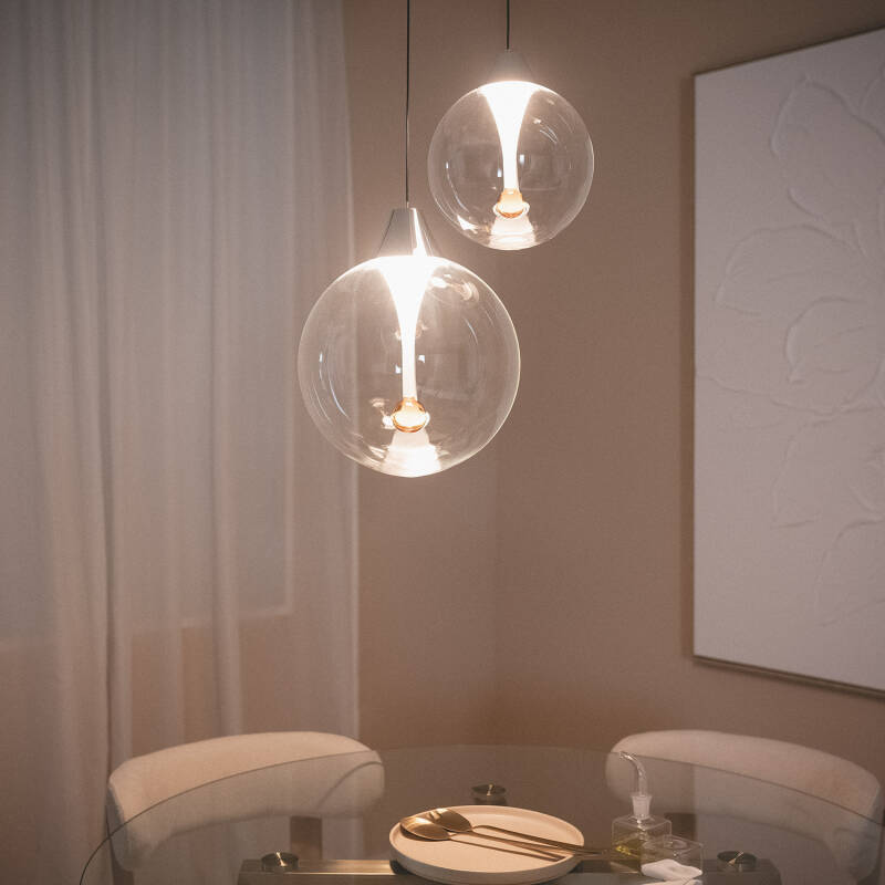 Lámpara Colgante LED Cristal Liborina