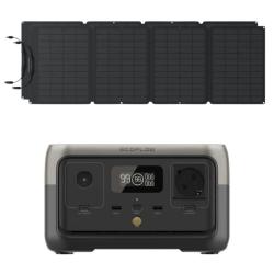 Kit Solar Portátil con Estación de Energía 3000W y 2 Paneles Solares Portátiles 110W Ecoflow