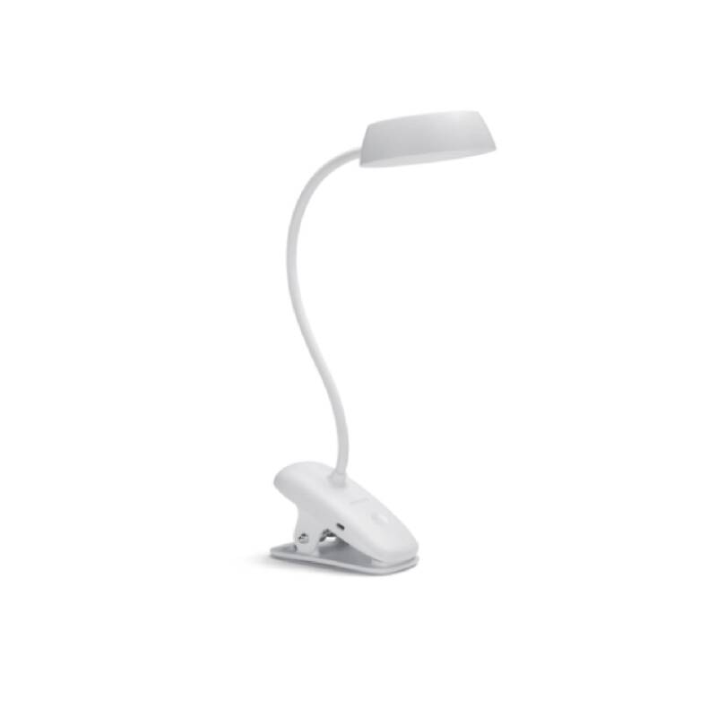 Lámpara LED Flexo Escritorio Philips Donutclip