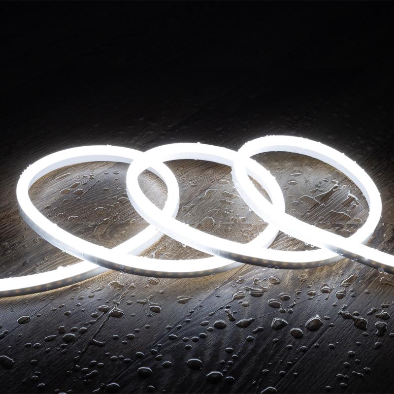Tira LED Neón Regulable 220V BOBINA 50m SFLEX8 8W/m Corte 100cm IP65