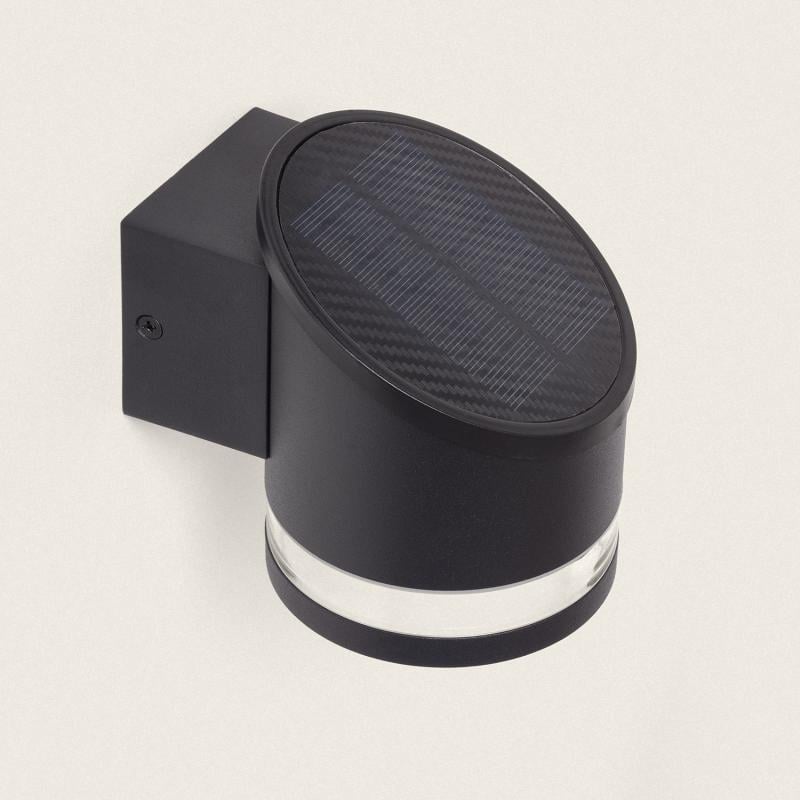 Aplique de Pared Exterior Solar LED Aluminio Eddan