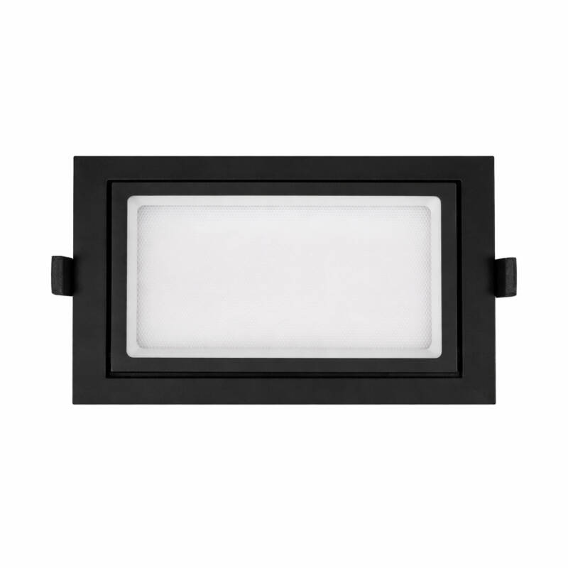 Downlight LED Rectangular Direccionable Chip OSRAM Negro