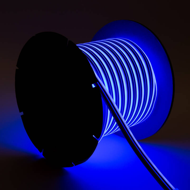Tira LED Neón Regulable 220V BOBINA 50m RGB SFLEX8 9W/m Corte 100cm IP65