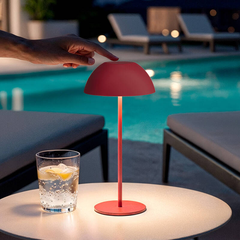 Lámpara de Mesa LED Portátil Exterior con Batería USB Recargable Mugla
