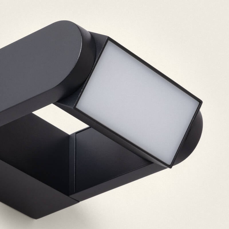 Aplique de Pared LED 6W de Aluminio Byum Negro