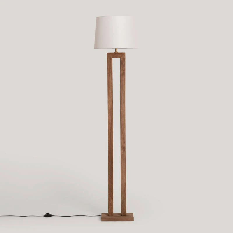 Lámpara de Pie Madera Abner
