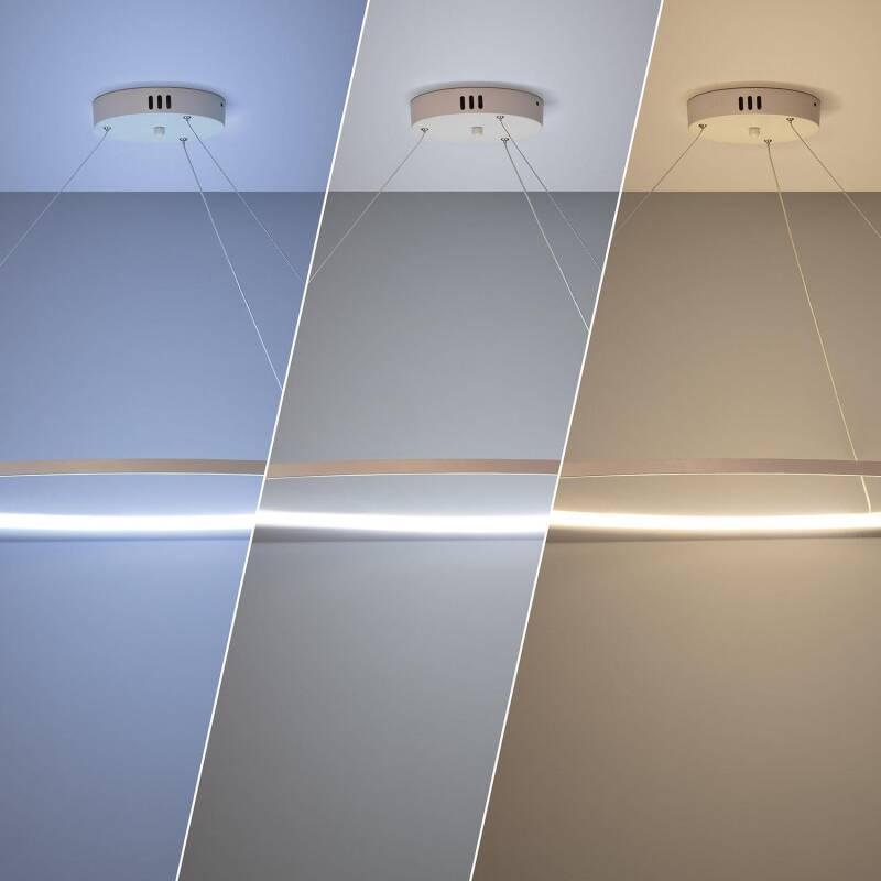 Lámpara Colgante LED 28W Metal CCT Seleccionable Big Ivalo Ø 1 Metro