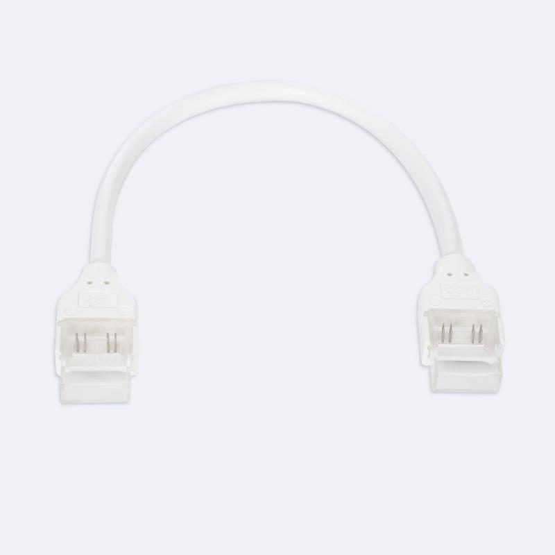 Conector Hipopótamo doble con cable para Tira LED RGB 220V WCOB Silicone FLEX Ancho 12 mm