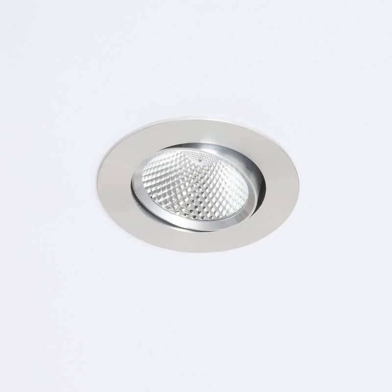 Foco Downlight LED 7W Circular COB CRI90 Corte Ø 70 mm Silver