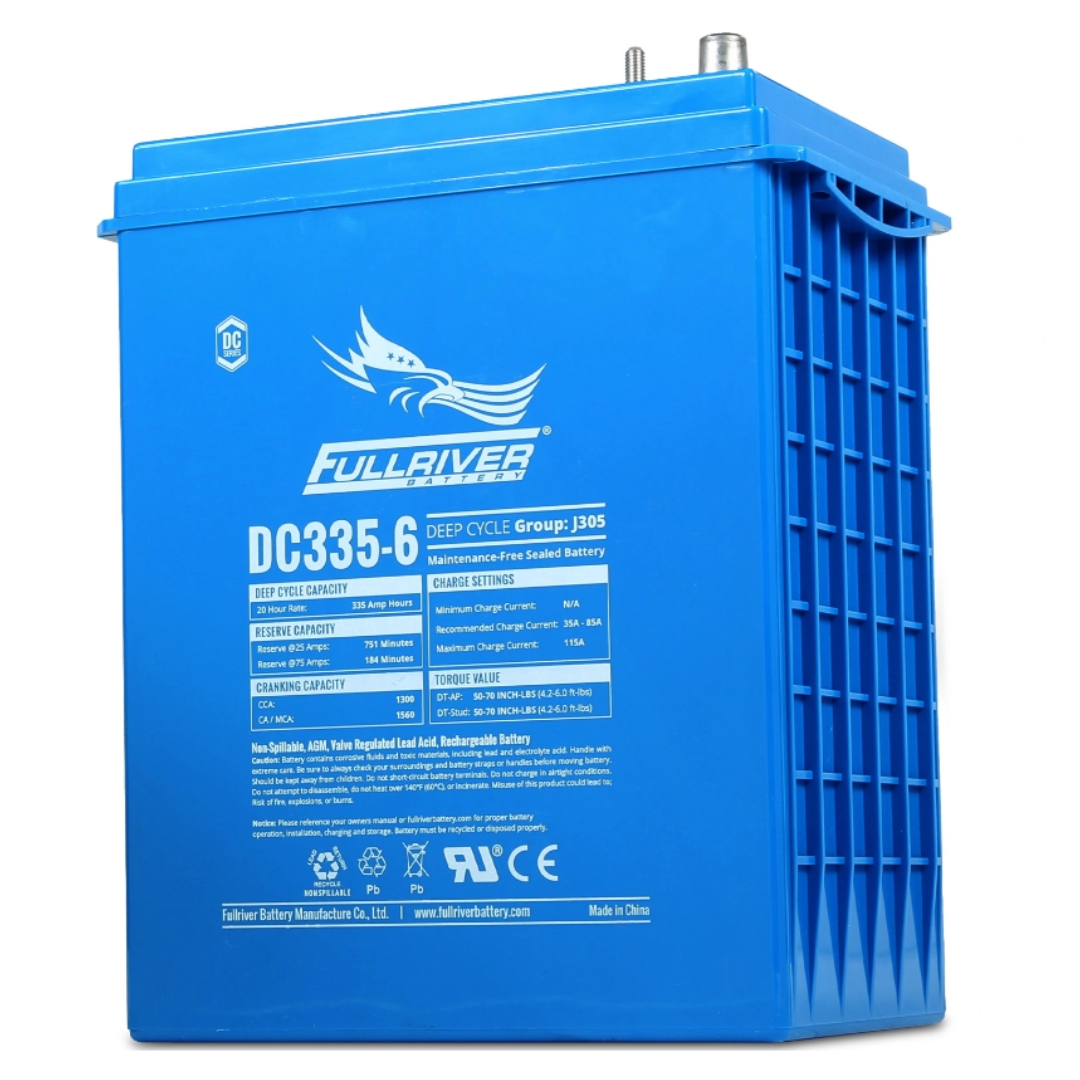 Batería 6v AGM Solar 335Ah C20 Monobloc Fullriver DC335-6