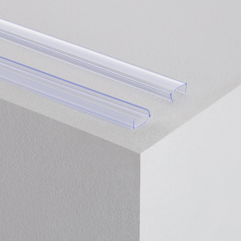 Perfil PVC 1m para Neón LED Monocolor Semicircular 180