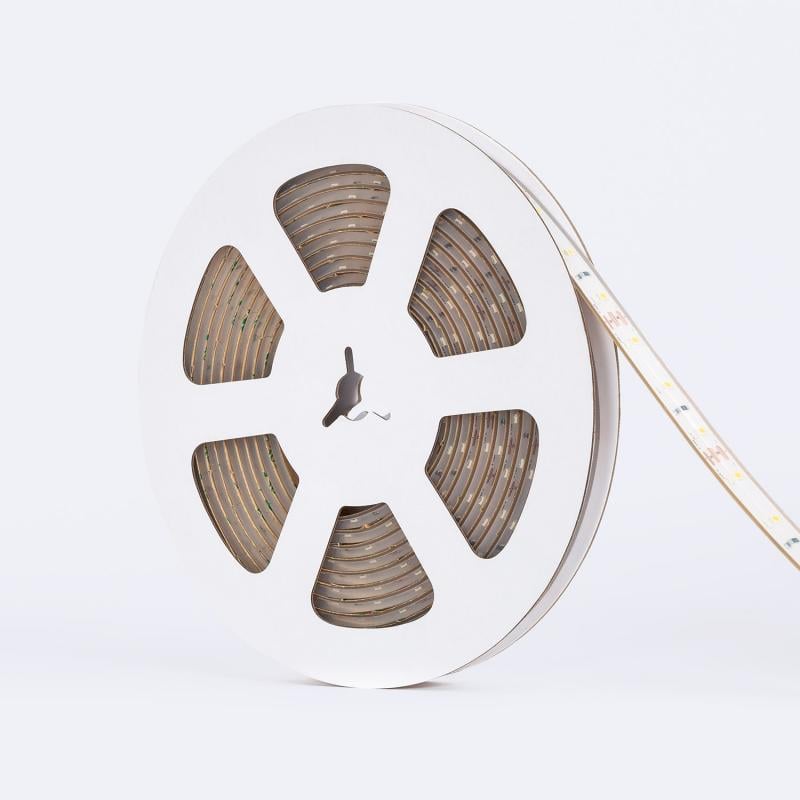 Tira LED 12V SMD 60 LED/m 5m 5W/m 500lm/m Ancho 10mm Corte 5cm Sumergible IP68 SILICONE FLEX