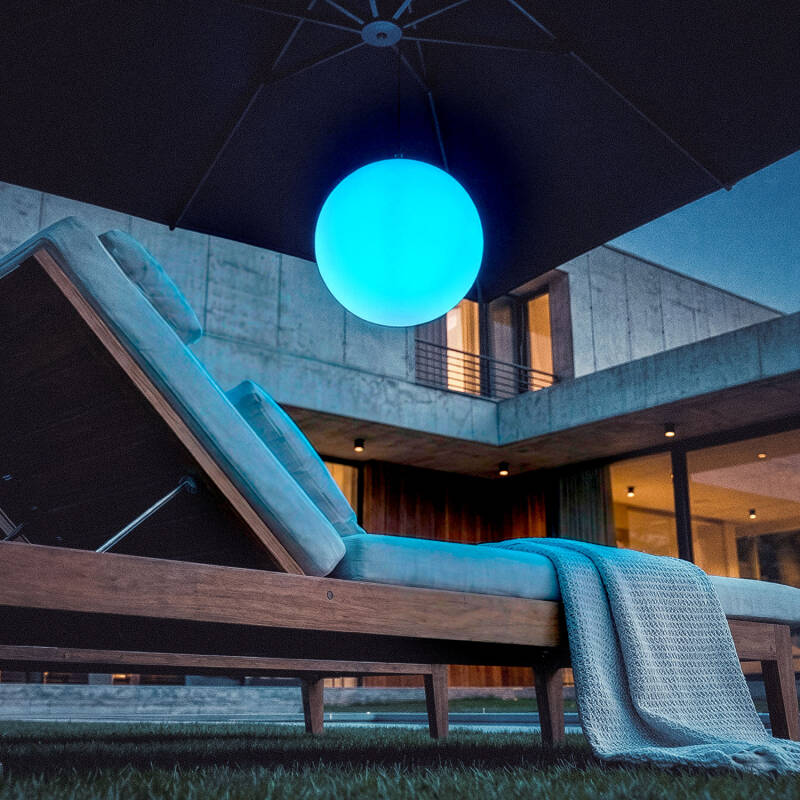Lámpara Colgante Esférica Decorativa Bola de Luz Led Evan Orb