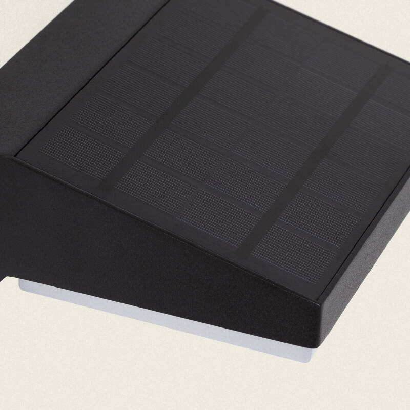 Aplique de Pared Exterior Solar LED 5W Aluminio con Sensor de Movimiento Ivar