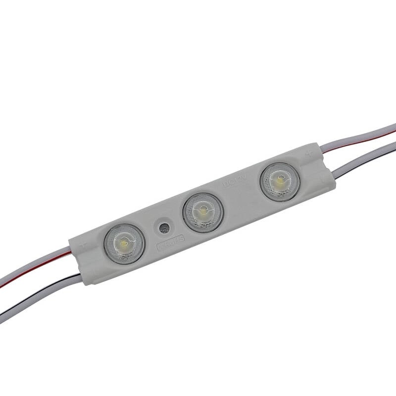Modulo LED 20 Piezas 24W IP65 12V DC para Carteles Publicitarios 3.2m