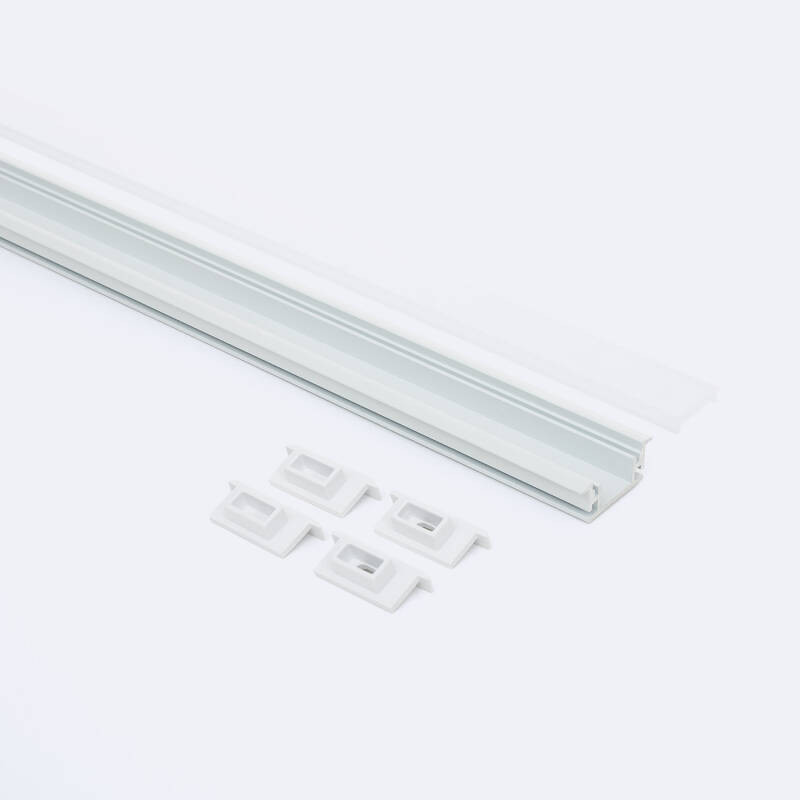 Perfil Aluminio Pisable Suelo para Tiras LED hasta 12 mm