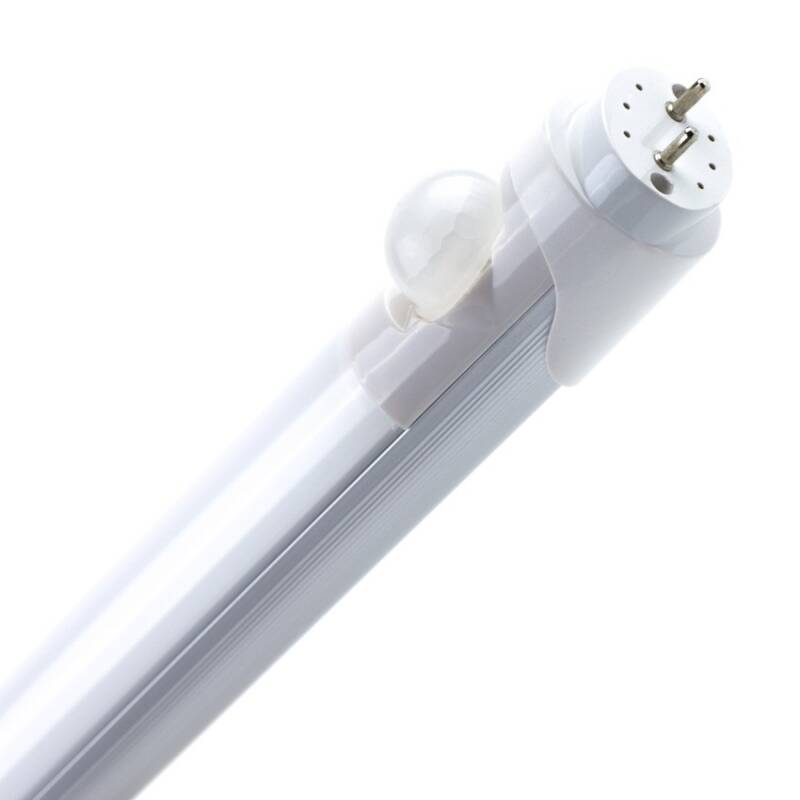 Tubo LED 90cm T8 G13 Detector de Movimiento PIR con luz de Seguridad 14W 100lm/W Aluminio Dos Laterales