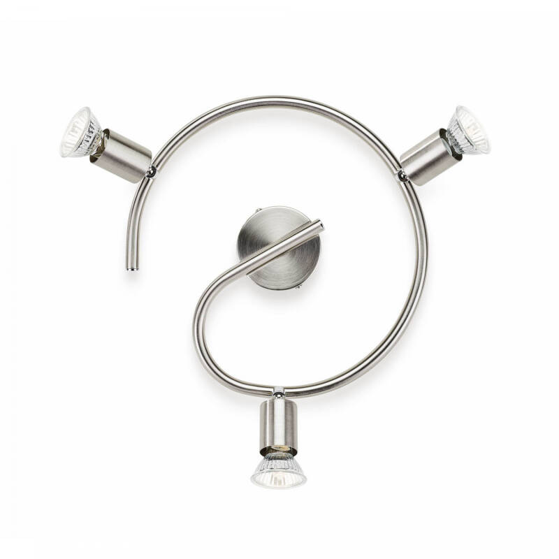 Lámpara de Techo 3 Focos en Espiral PHILIPS Limbali