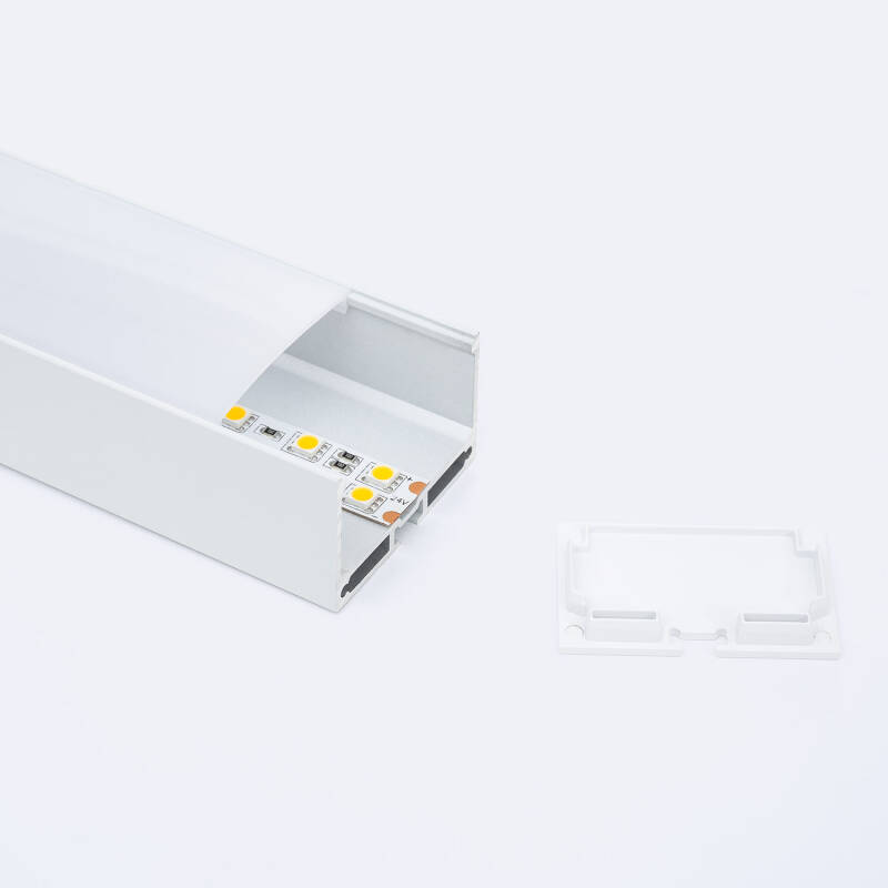 Perfil Aluminio Colgante XL para Tira LED hasta 45 mm