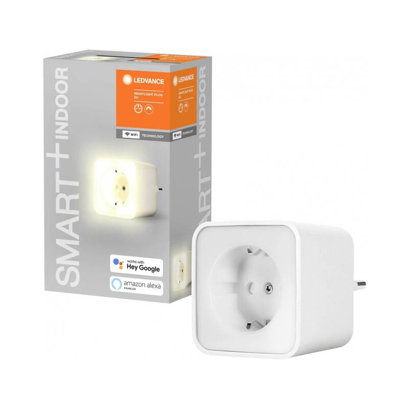 Enchufe Luminoso Tipo F Schuko Smart+ WiFi de Superficie LEDVANCE 4058075570993
