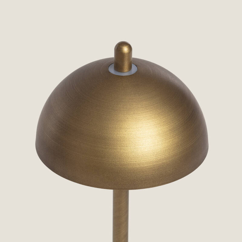 Lámpara de Mesa LED Portátil para Exterior Metal con Batería Recargable Pirinoa