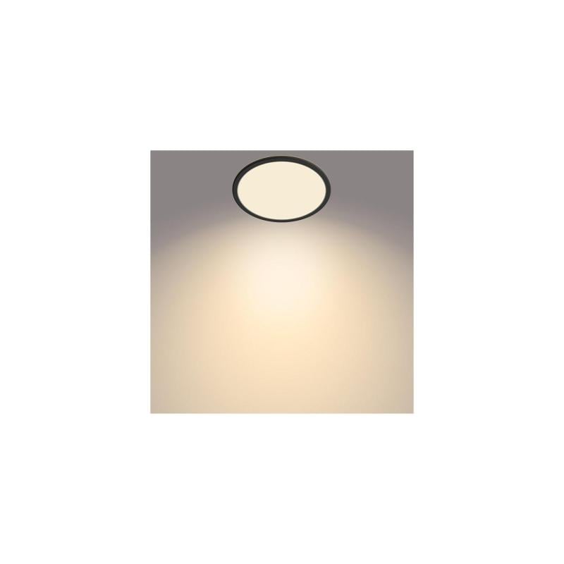 Plafón LED 15W PHILIPS CL550 SuperSlim IP44 Regulable 3 Niveles Negro