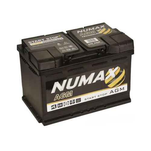 Batería Coche AGM 70Ah 12V Numax