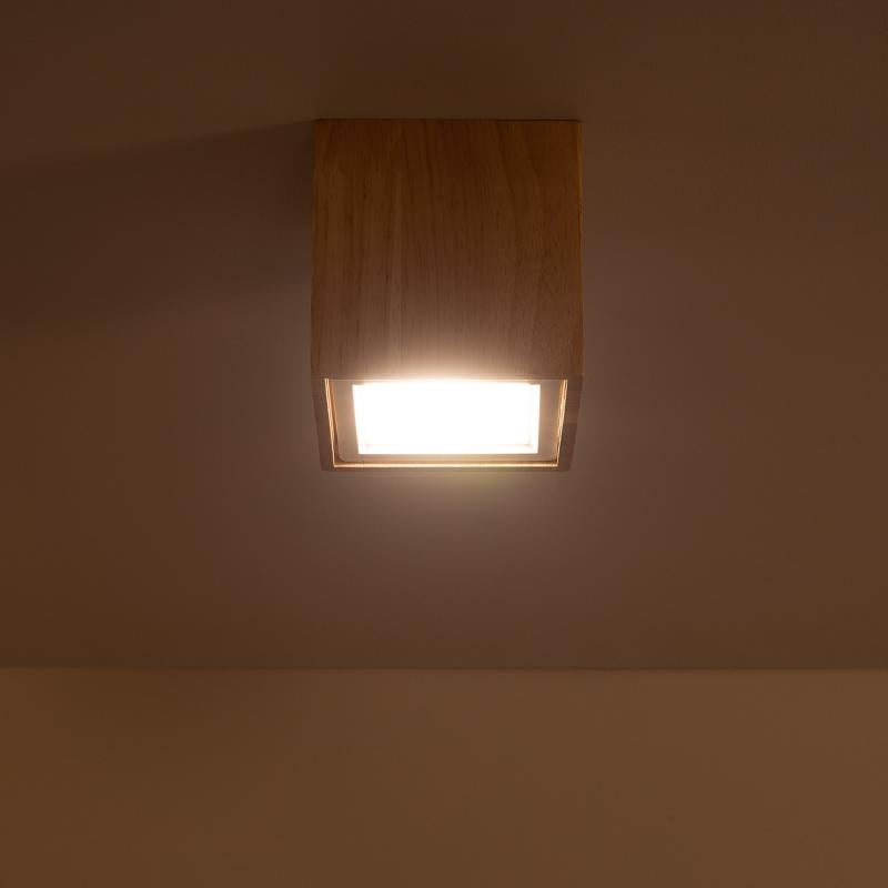Aplique de Techo LED 6W de Madera Sigurd