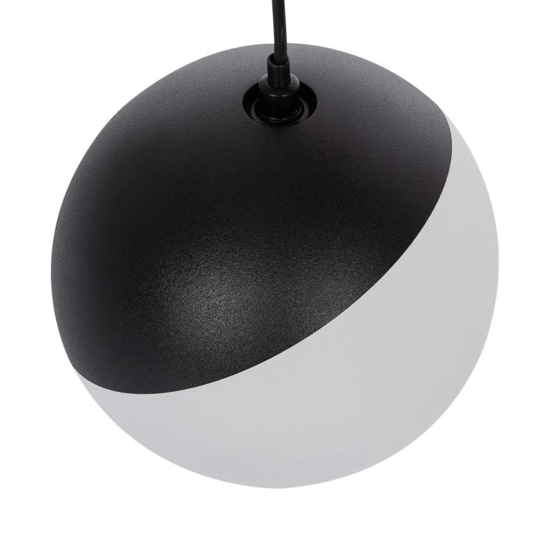 Foco Carril Colgante LED Magnético 25mm SuperSlim 10W 48V Ø100 mm Negro