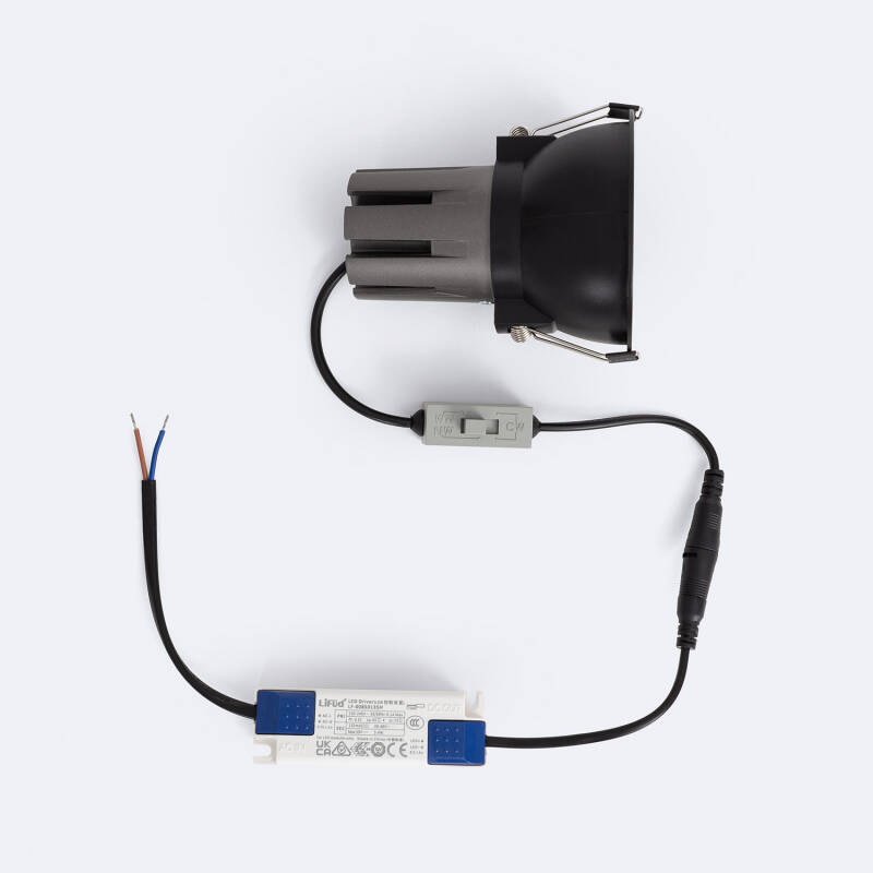 Foco Downlight LED 5W / 7W Cónico Areni Corte Ø 75 mm