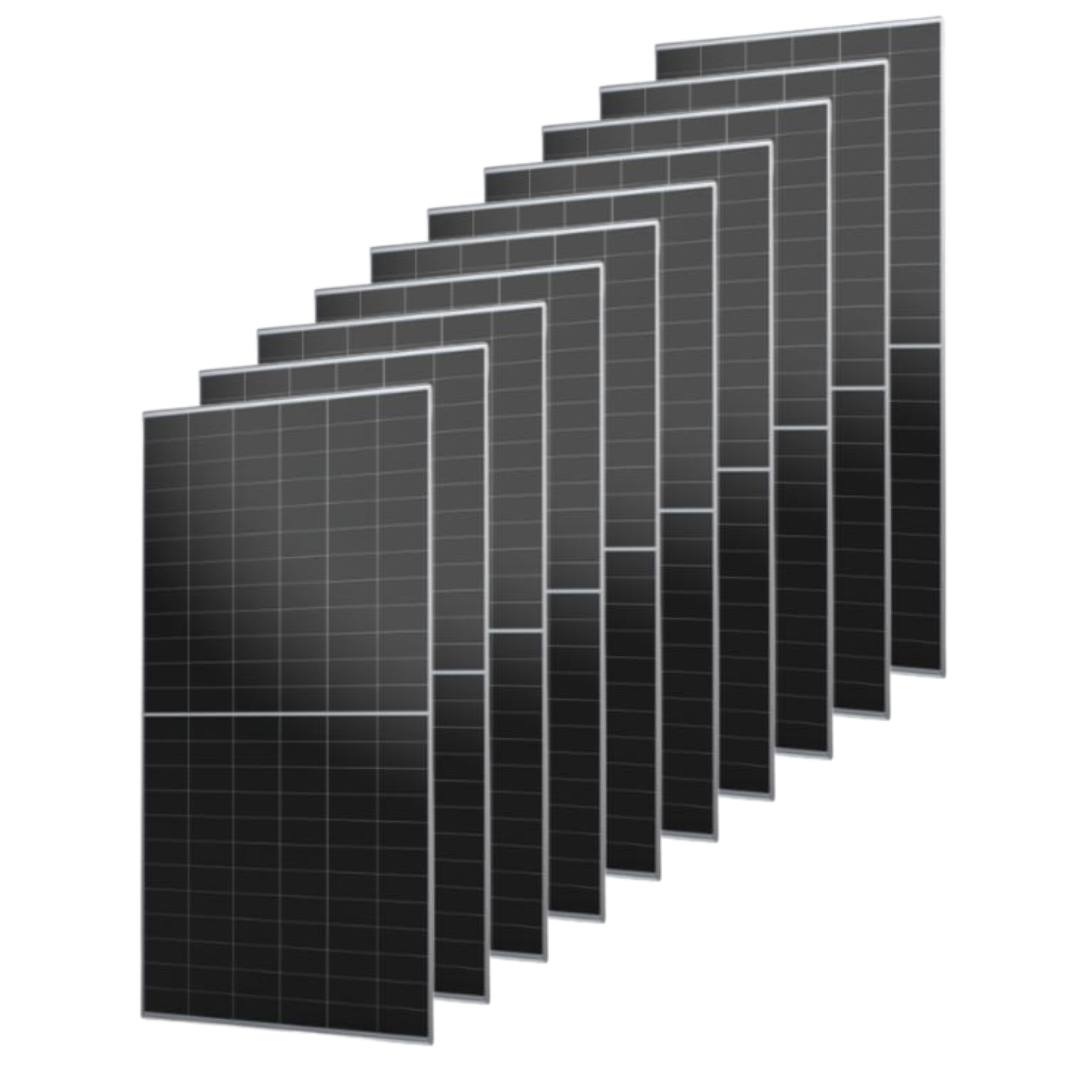 Pack 10 unidades de Panel Solar 610W Monocristalino Aiko Comet 1 Gen2 Silver Frame