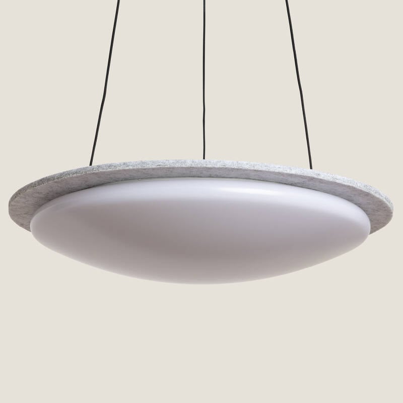 Lámpara Colgante acústica LED 24W Fieltro CCT Seleccionable Lezhan