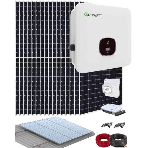 Kit Autoconsumo Trifásico 7000W 36000Whdia Growatt
