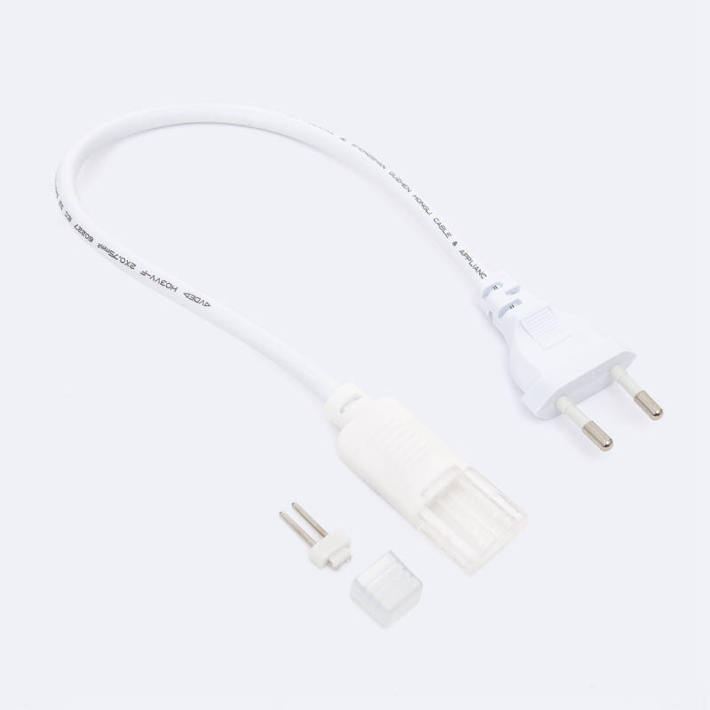 Cable para Tira LED Autorrectificada 220V AC SMD IP65 Ancho 12mm Monocolor