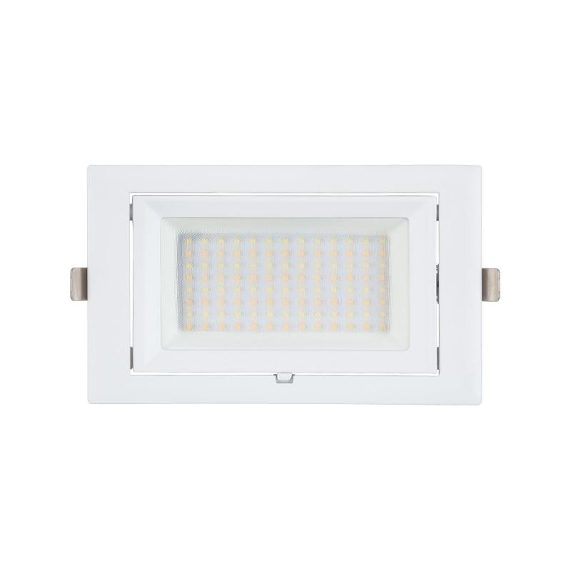 Downlight LED 20W Rectangular Direccionable SAMSUNG 130lm/W LIFUD Corte 210x125 mm