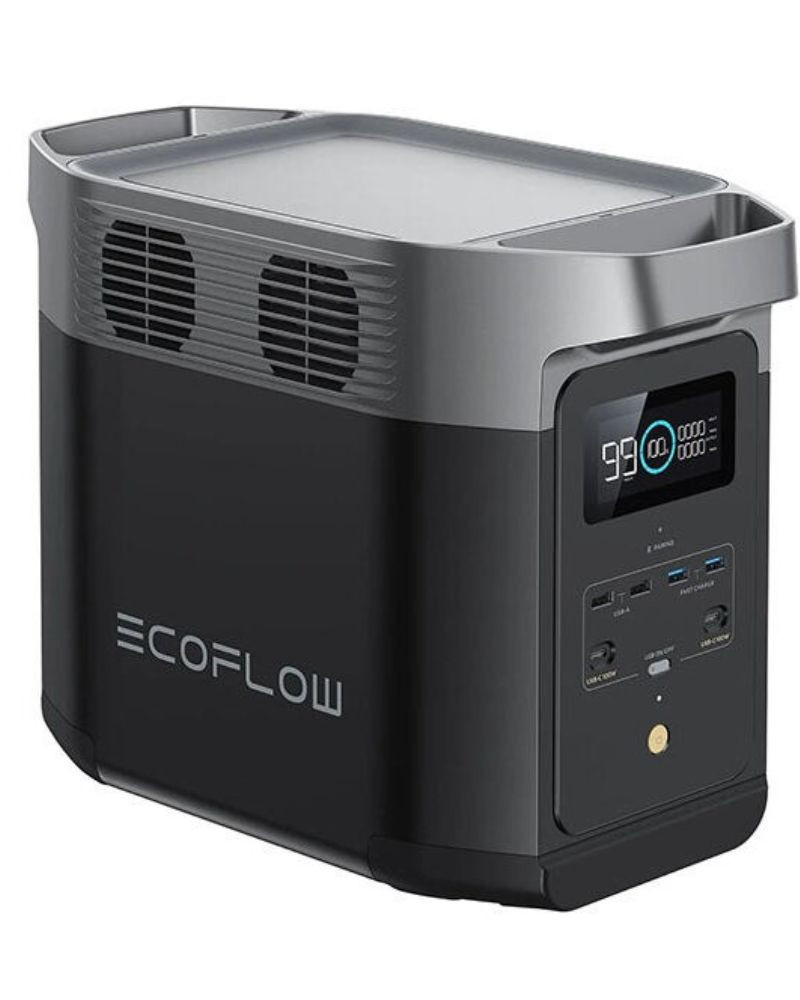 Kit Solar Portátil 12V con Panel Solar Portátil 200W Ecoflow y Estación de Energía Delta 2