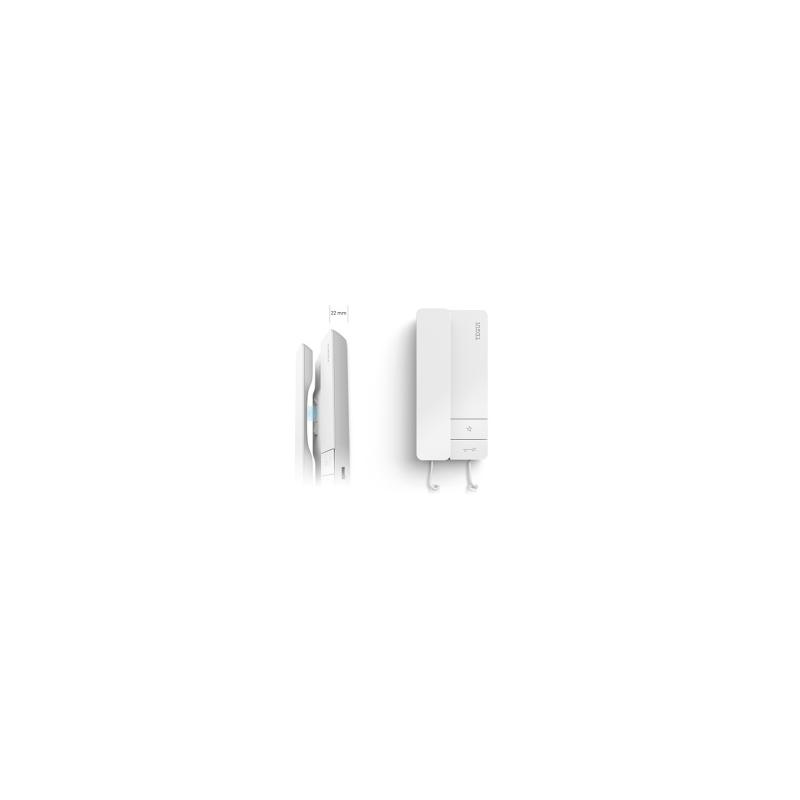 Kit Portero 2 Viviendas 2 Hilos con Placa SFERA NEW y 2 Teléfonos Serie 8 TEGUI 378152