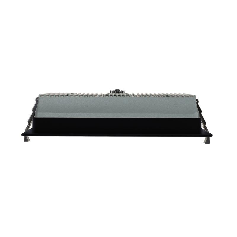 Downlight LED 40W Cuadrado SAMSUNG Aero 130 lm/W Microprismático LIFUD Corte 210x210 mm Negro