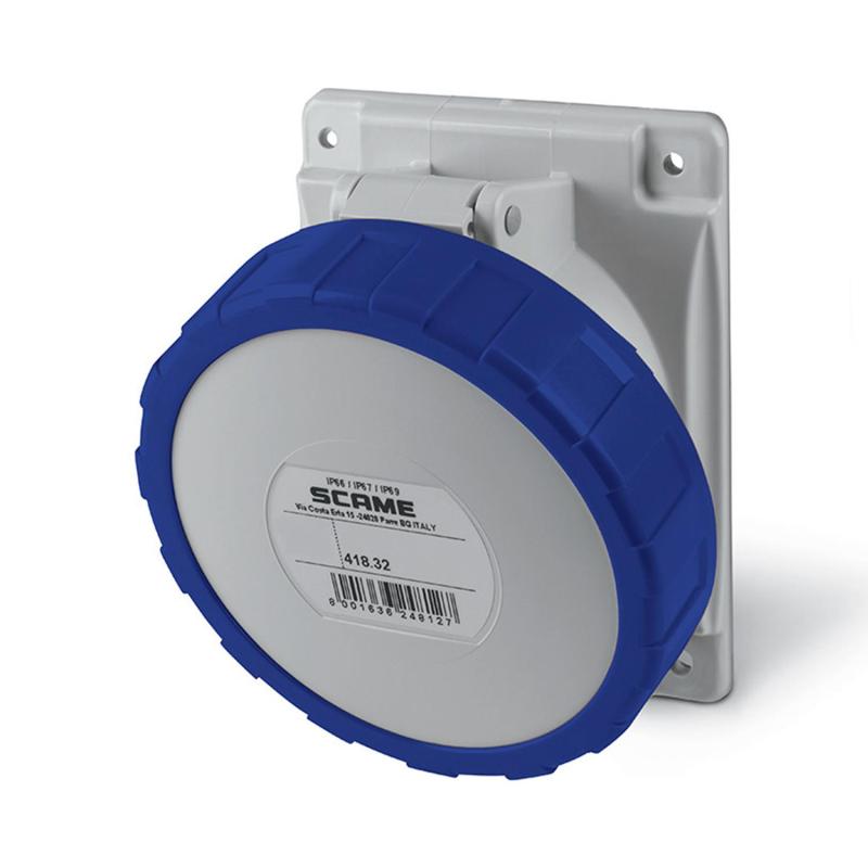 Base Empotrable CETAC en Cuadro Estanca 32A IP67 Optima SCAME BECE-CLA-4183263