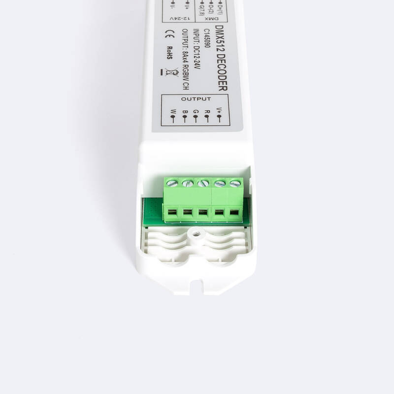 Controlador RGBW DMX512 Decoder 4 Canales