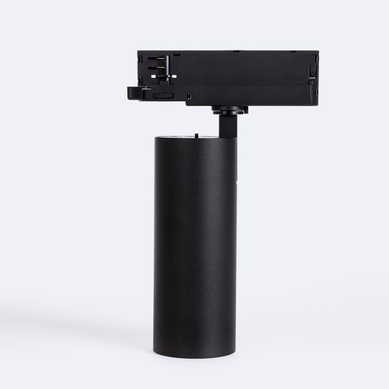 Foco Carril LED Trifásico 30W Carlo Negro