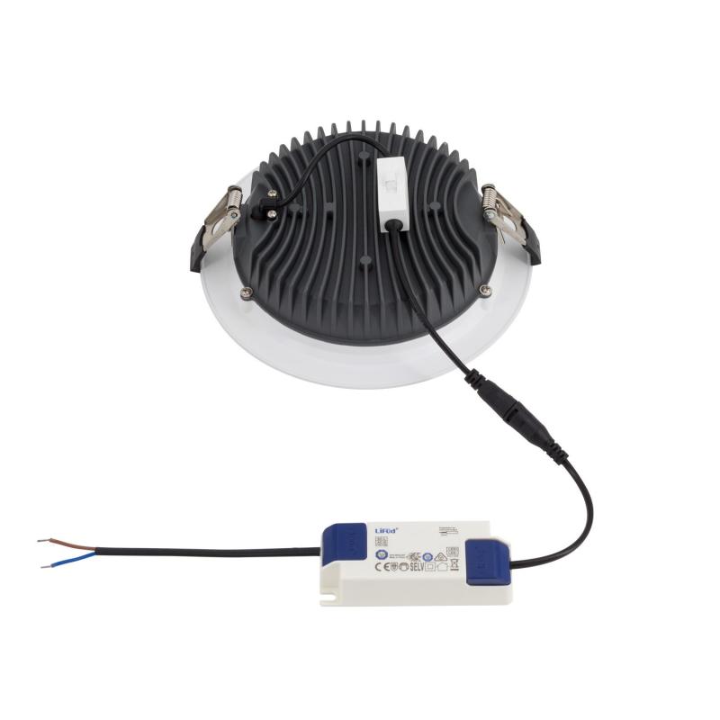 Downlight LED 30W Circular SAMSUNG Aero 130 lm/W Microprismático LIFUD Corte Ø 200 mm