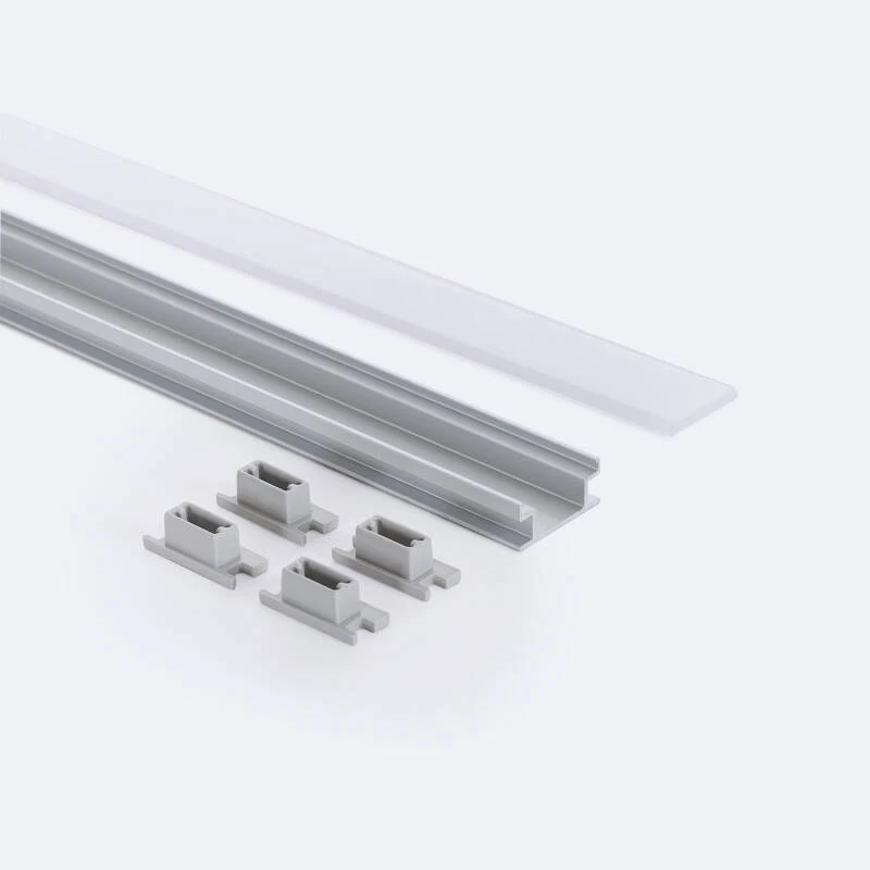 Perfil Aluminio Pisable Suelo para Tiras LED hasta 10 mm