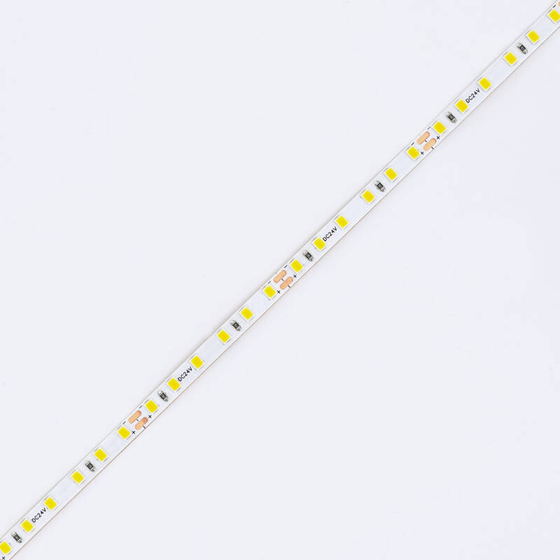 Tira LED 24V SMD 120 LED/m 5m 10W/m 1000lm/m Ancho 5mm Superestrecha Corte 5cm IP20
