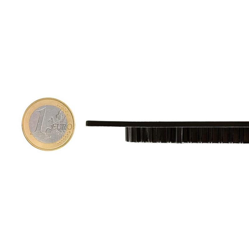 Placa LED 12W Circular SuperSlim Corte Ø 155 mm Negro Brillo