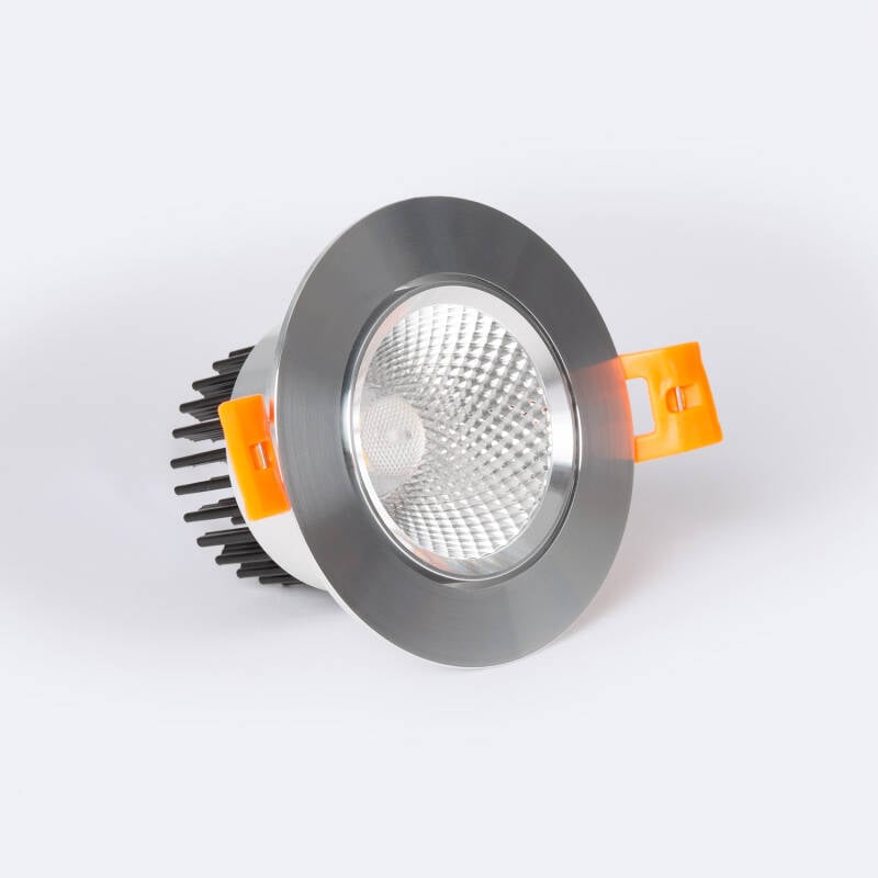 Foco Downlight LED 7W Circular COB CRI90 Corte Ø 70 mm Silver